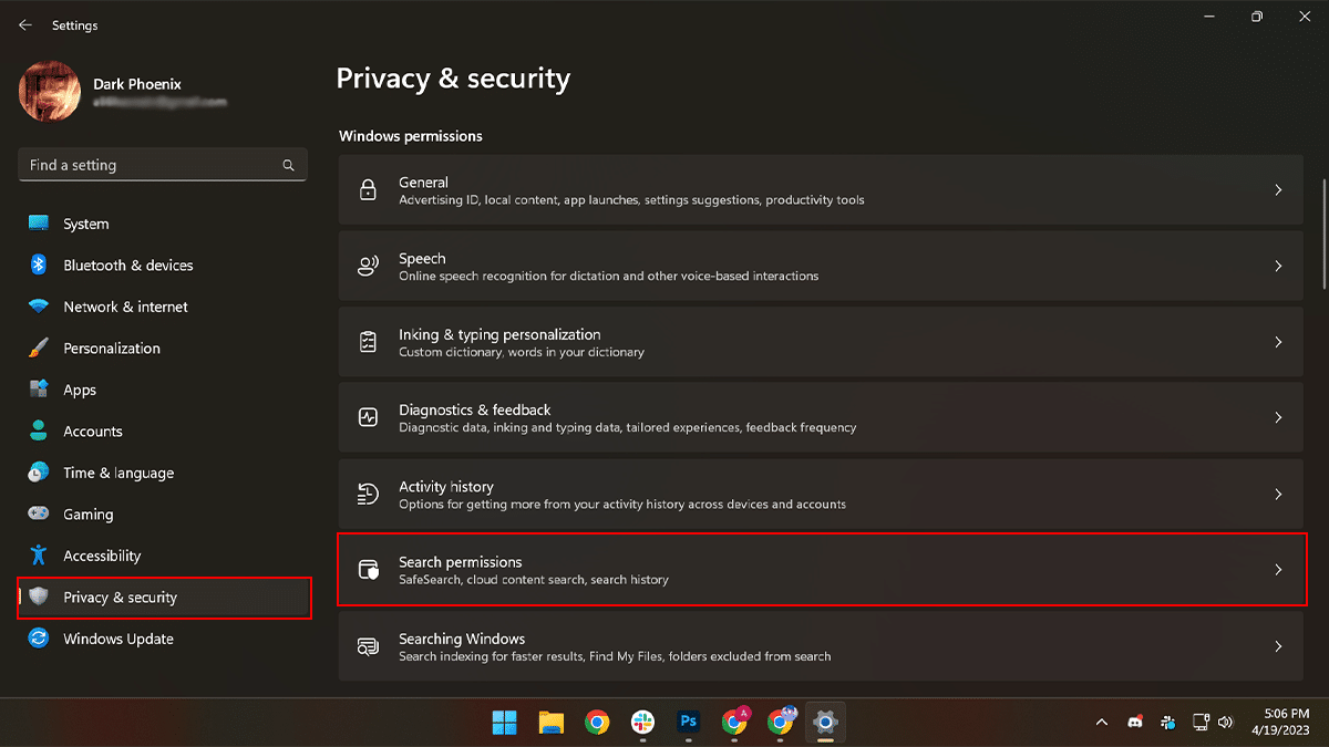 How to disable Search highlights on Windows 11_2