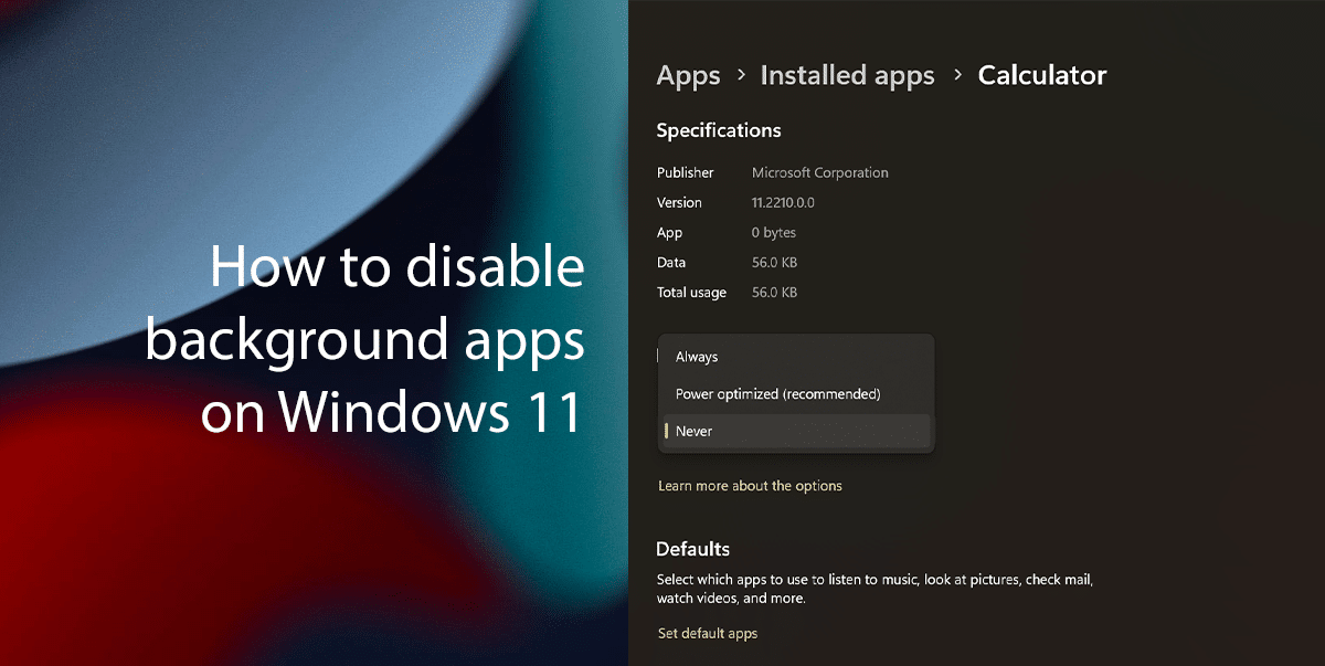 How to disable background apps on Windows 11_featured