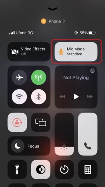 How to enable Voice Isolation on cellular iPhone calls