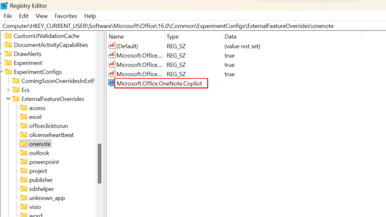How to enable new Copilot on OneNote in Windows 11