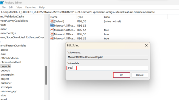 How to enable new Copilot on OneNote in Windows 11