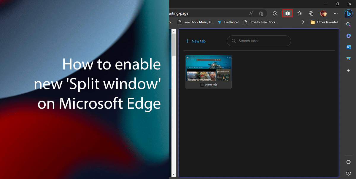 How to enable new 'Split window' on Microsoft Edge_featured