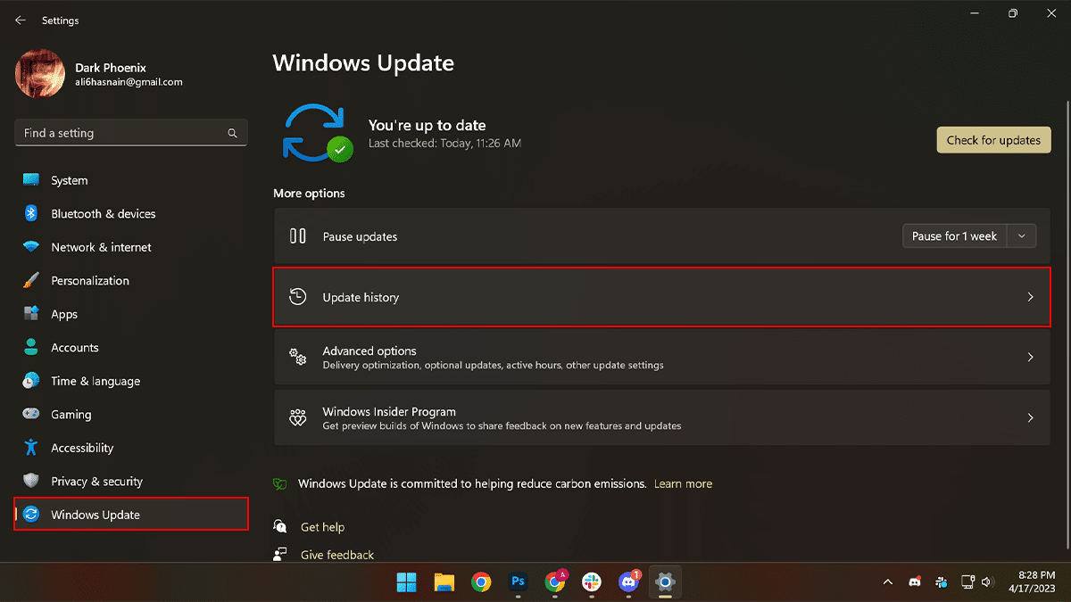 How to uninstall an update on Windows 11 1