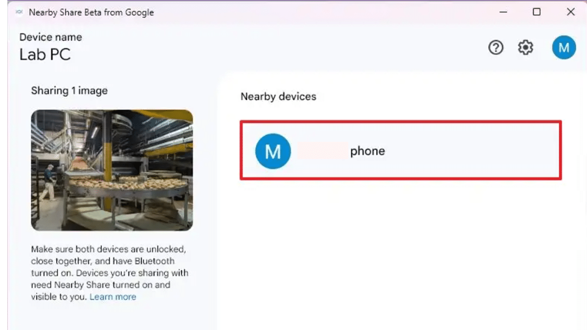 How to use Google Nearby Share between Android and Windows 11 9