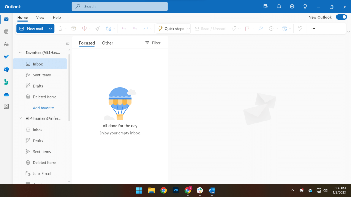 How to enable new Outlook app UI on Windows 11