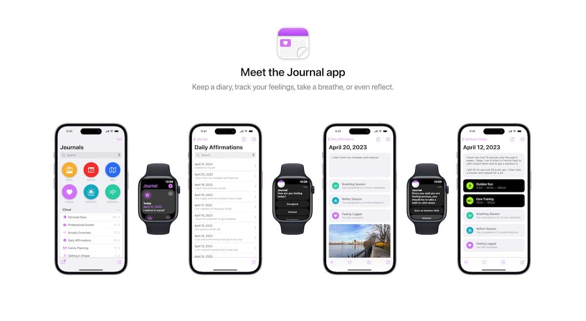 iOS 17- journal app