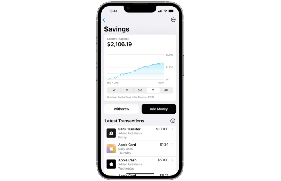 Apple Card Savings Accounts