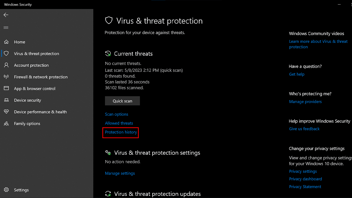 How to allow blocked file or app on Microsoft Defender Antivirus in Windows 11 3