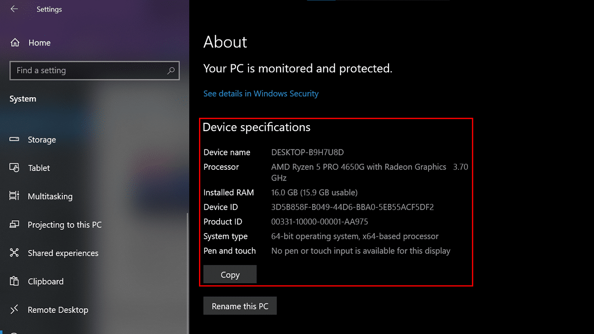 How to check computer specs on Windows 11 1