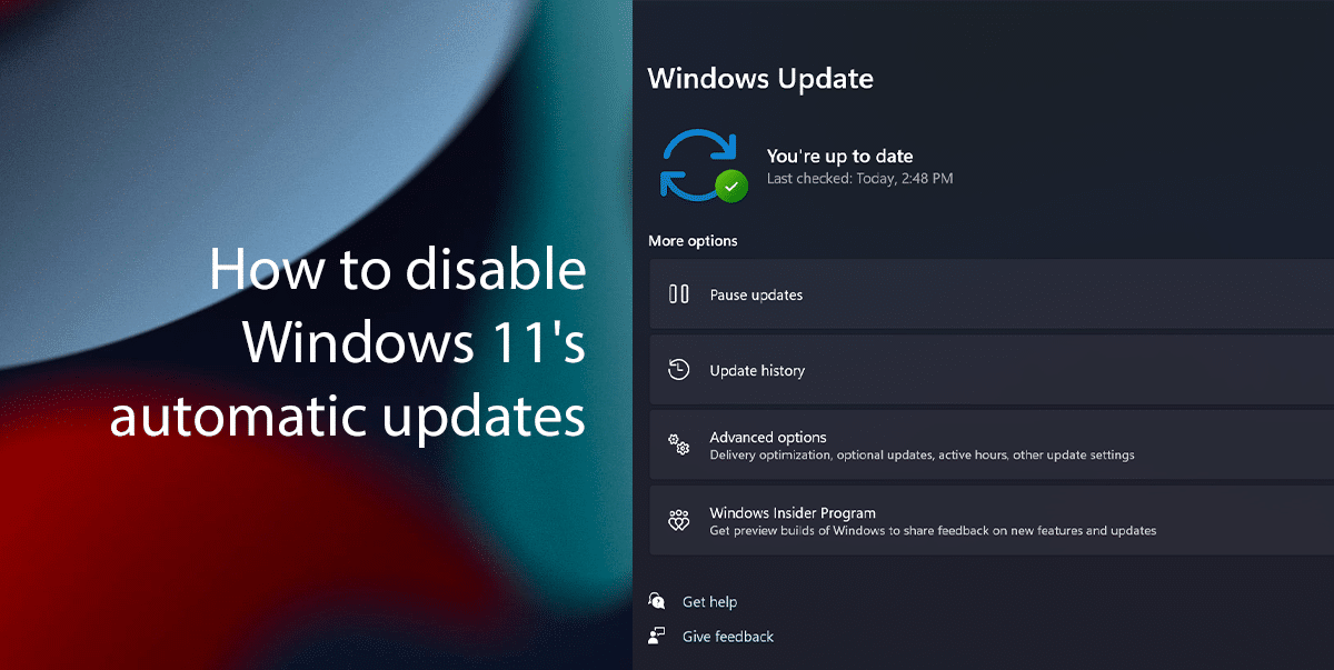 How to disable Windows 11's automatic updates feature featured
