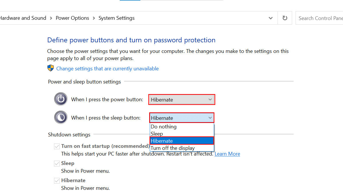 How to enable Hibernate in Windows 11 8