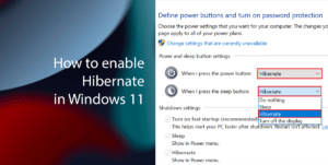 How to enable Hibernate in Windows 11 Featured