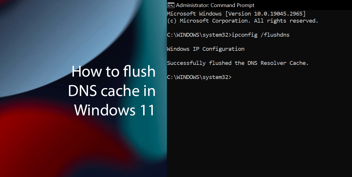 How to flush DNS cache in Windows 11 featured
