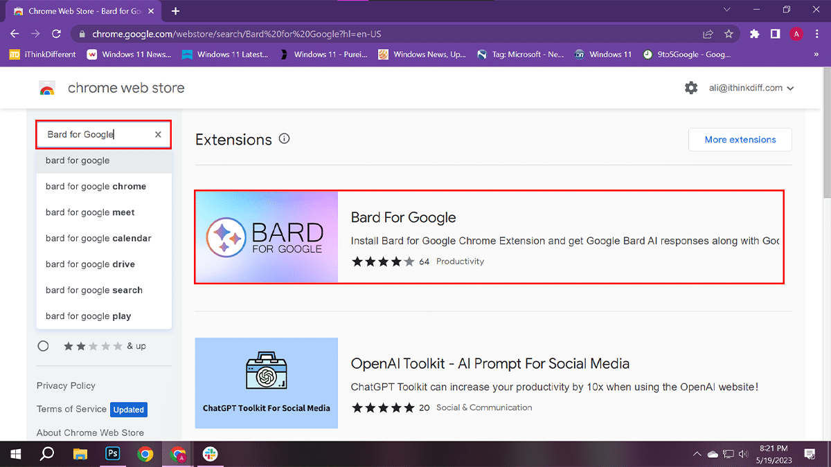 How to get Google Bard extension in Chrome 1