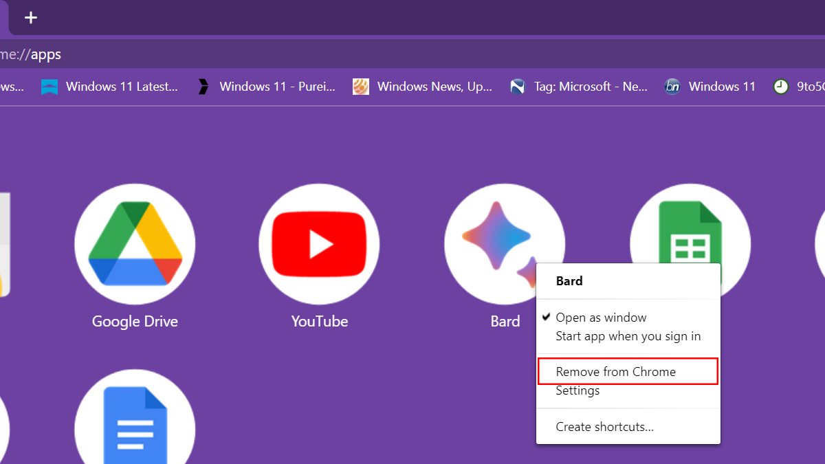 How to install Google Bard as an app in Windows 11 6