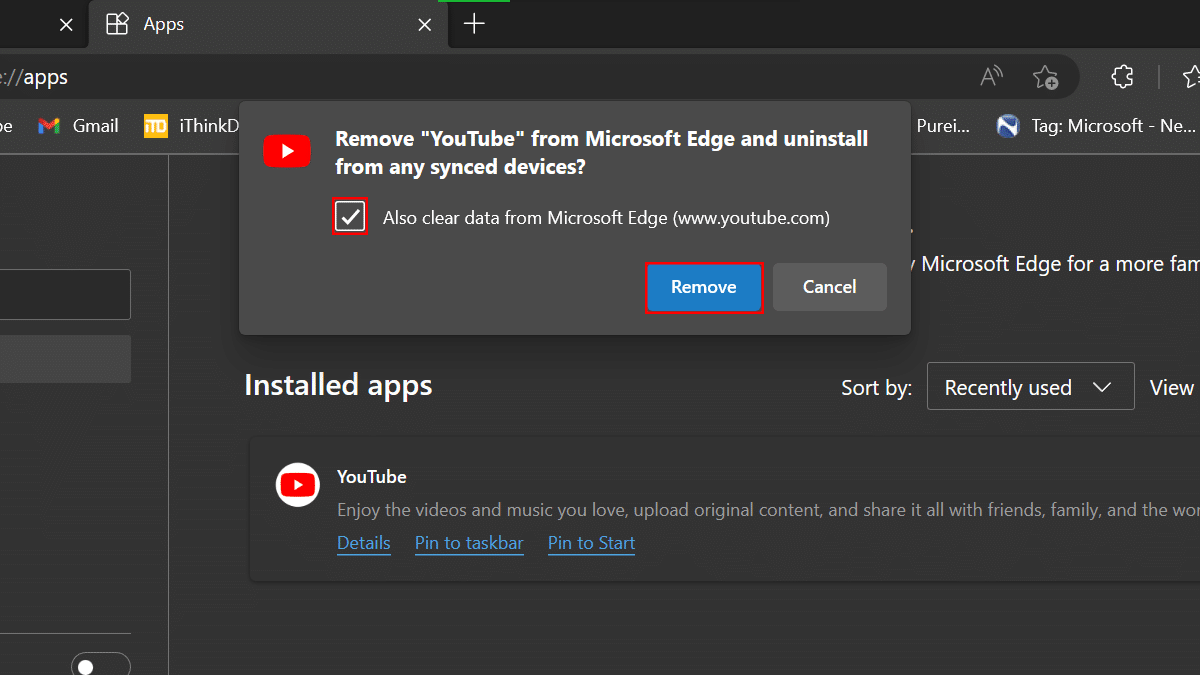 How to install YouTube web app on Windows 10 or Windows 11 8