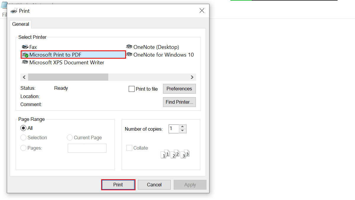 How to print to PDF from any app on Windows 10 or Windows 11 2