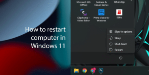 How to restart computer in Windows 11 featured