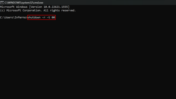Restart Computer Windows 11 Command How to restart computer in Windows 11