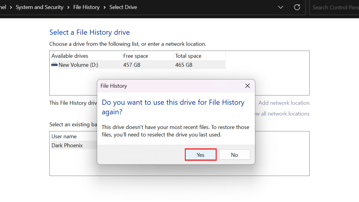 How to set up File History backup in Windows 11 8