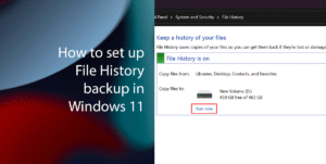 How to set up File History backup in Windows 11 featured