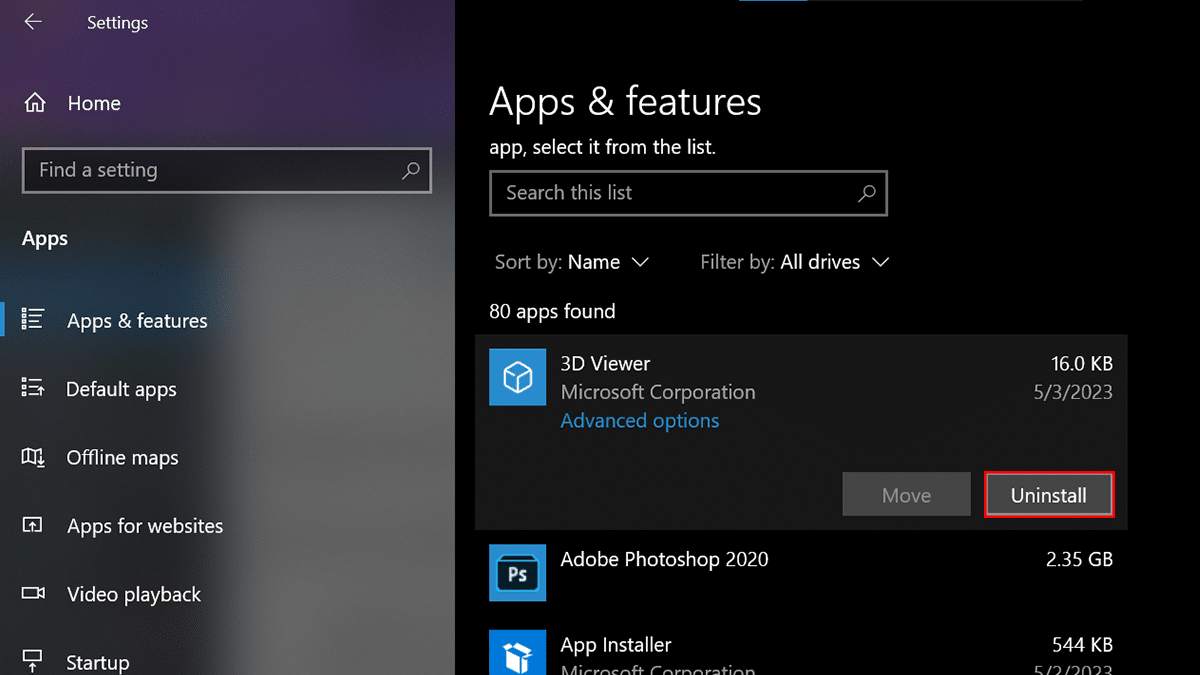 How to uninstall apps in Windows 11 1