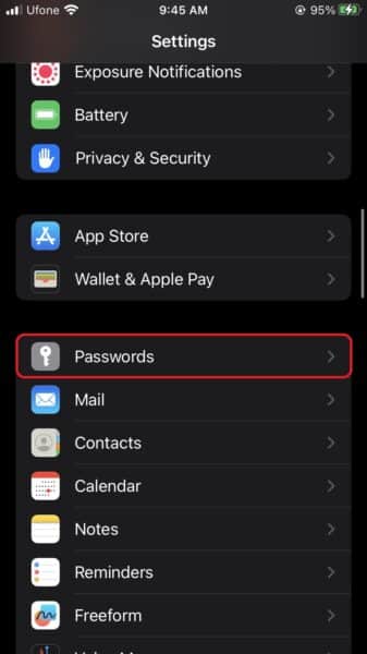 How to find your saved passwords on iPhone