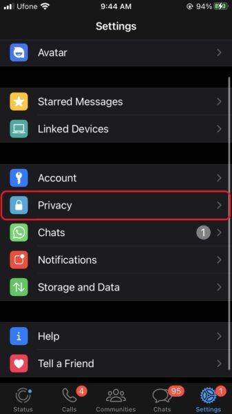 How to lock WhatsApp using Touch ID/Face ID on iPhone