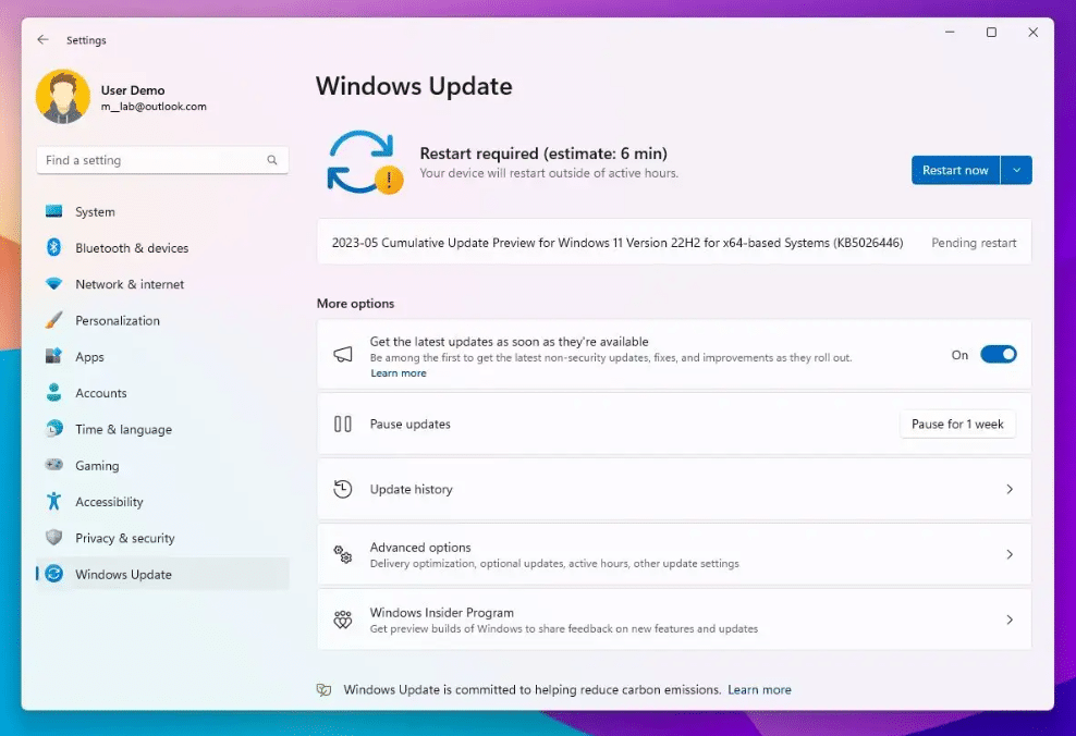 Windows 11 Moment 3 feature update