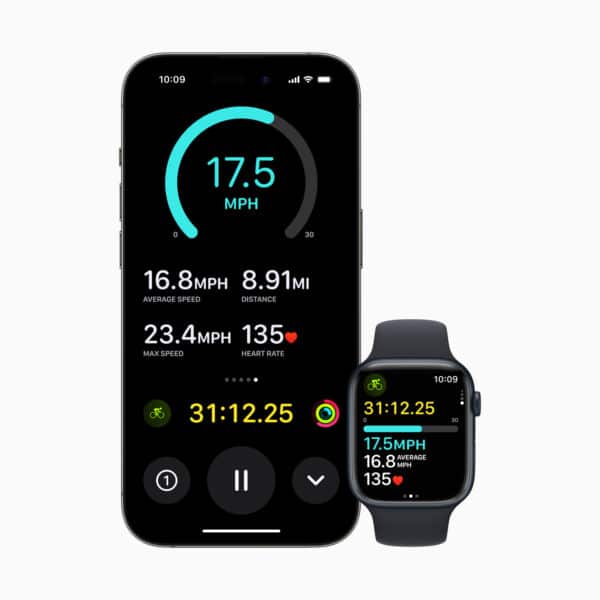 watchOS 10 cycling