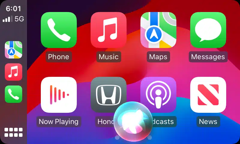 CarPlay in iOS 17 Siri