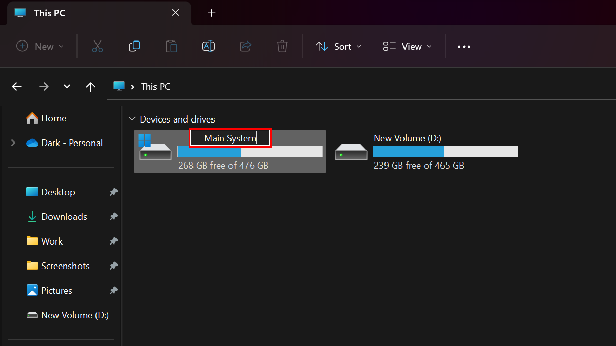 How to change drive label name in Windows 11 3