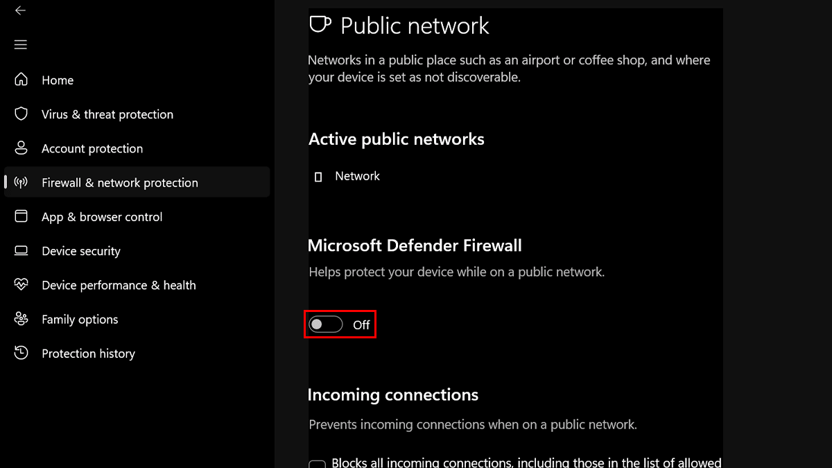 How to disable firewall in Windows 11 3