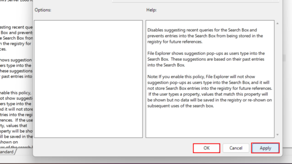 How to disable search web results in Windows 11