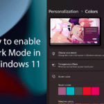 How to enable Dark Mode in Windows 11 featured