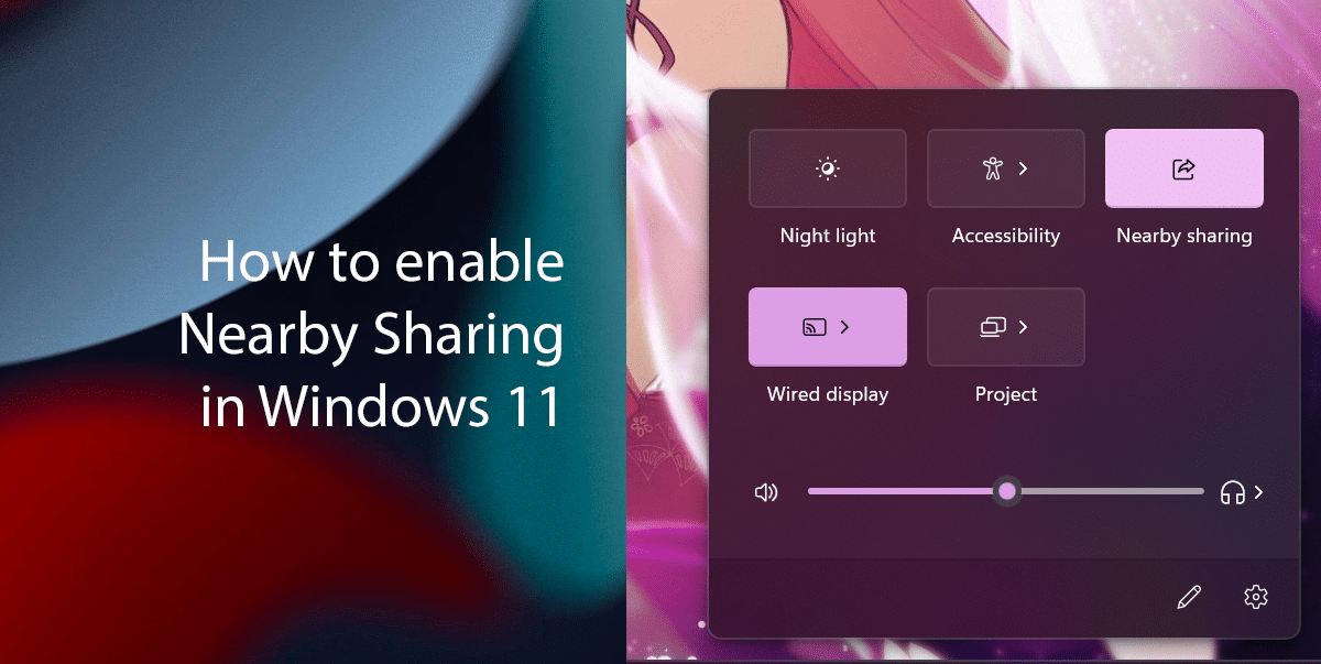 How to enable Nearby Sharing in Windows 11 featured
