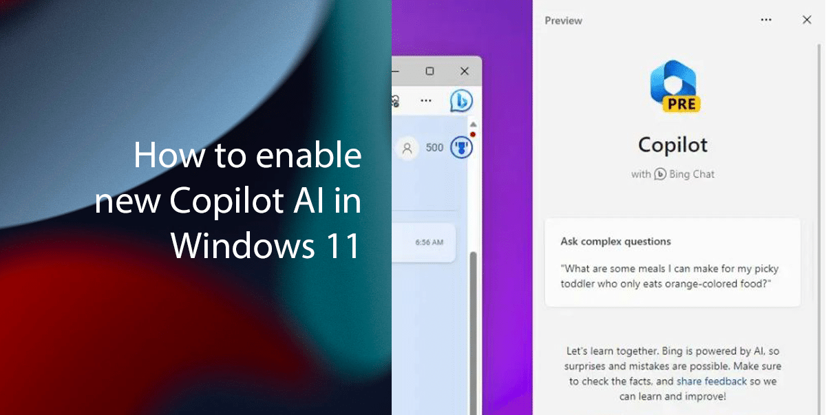 How to enable new Copilot AI in Windows 11 featured
