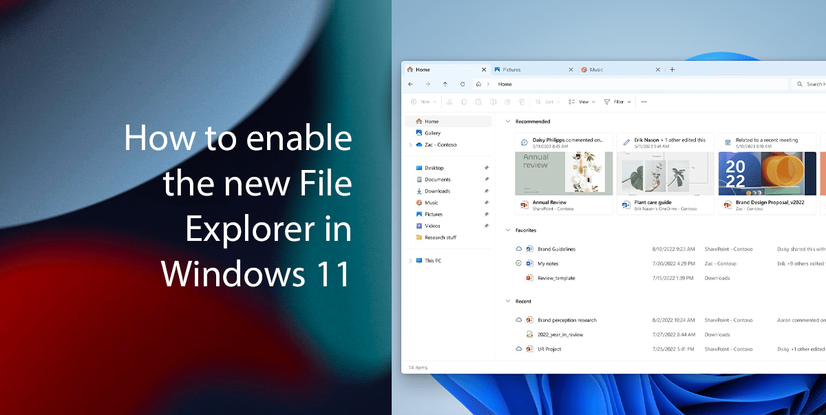 How to enable the new File Explorer in Windows 11 featured