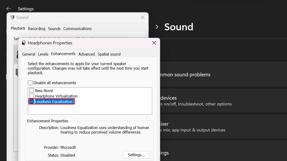 How to normalize volume in Windows 11 5