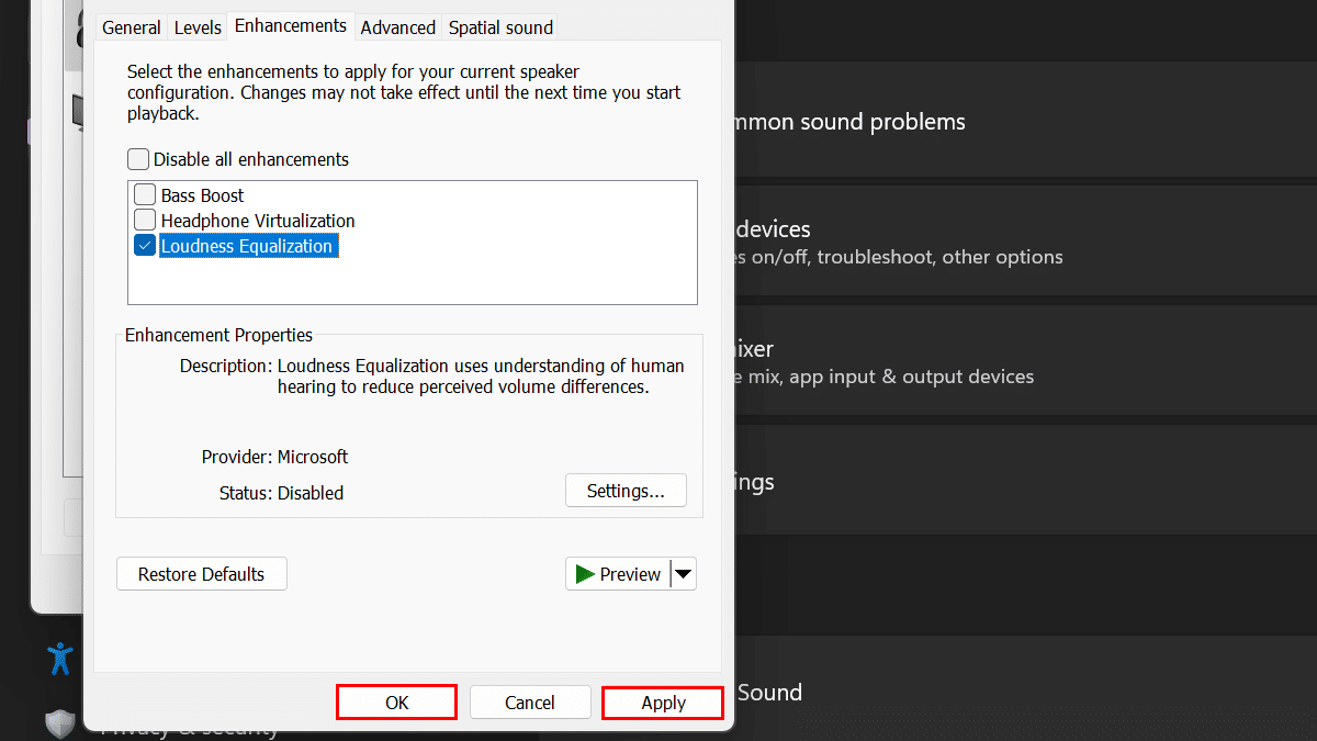 How to normalize volume in Windows 11 6