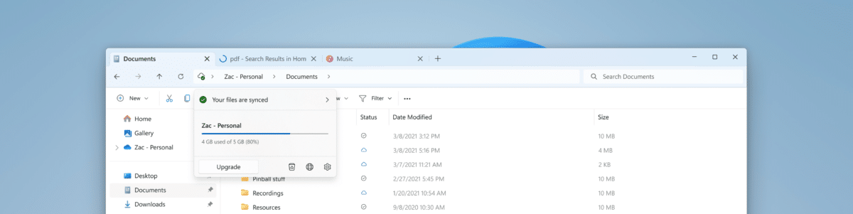 Windows 11 File Explorer Modern Address Bar