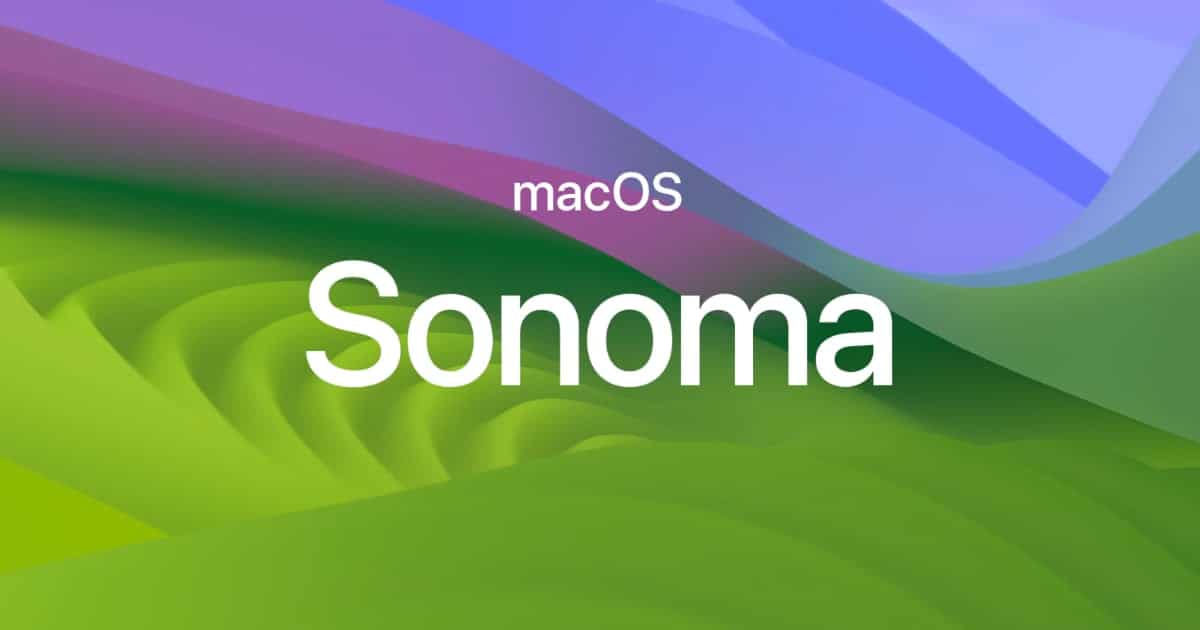 macOS Sonoma beta