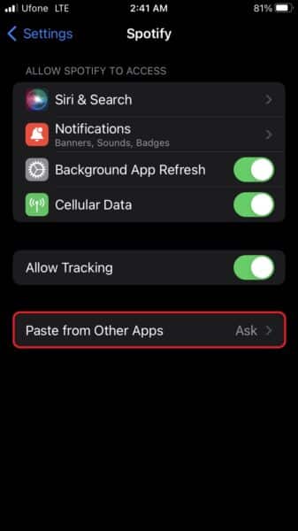 How to disable "Allow Paste From" pop-ups on your iPhone