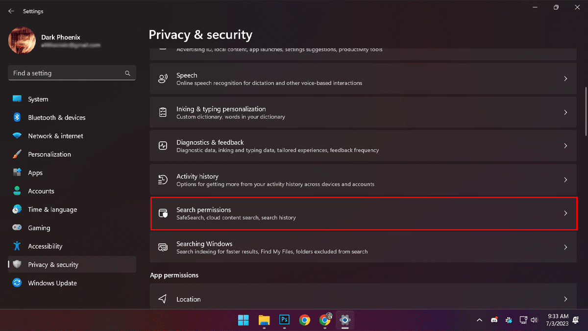 How to disable recent searches in Windows 11 1