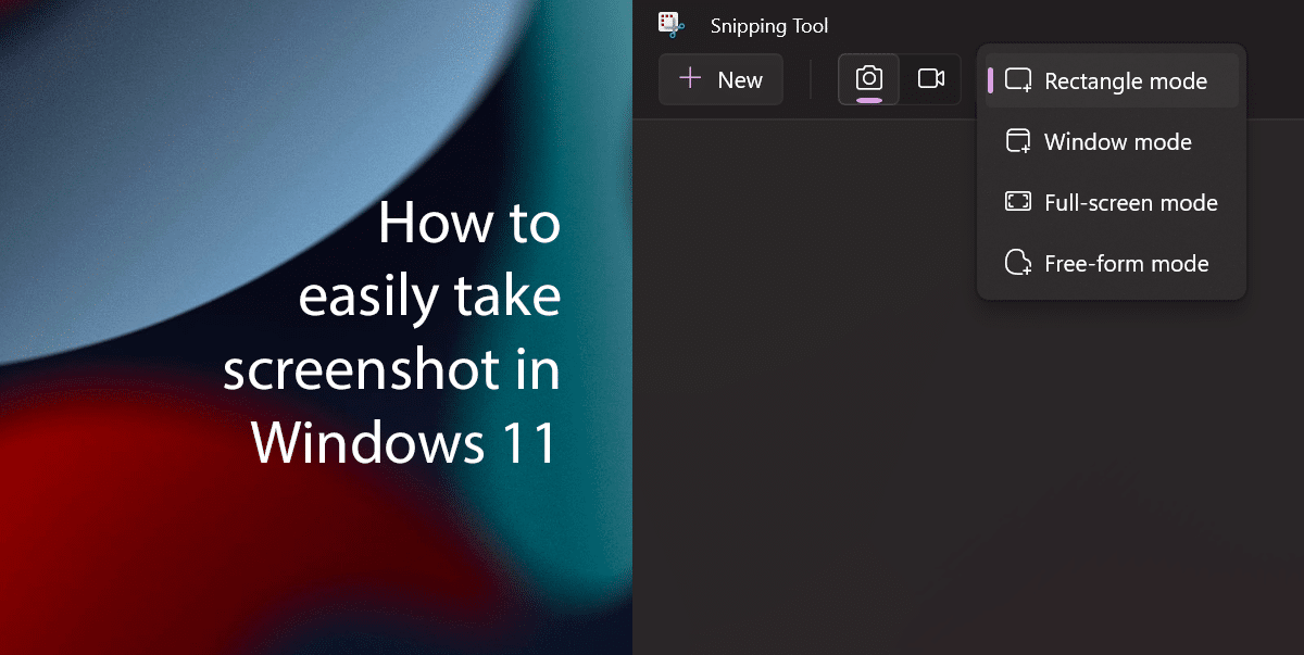 How to easily take screenshot in Windows 11 featured