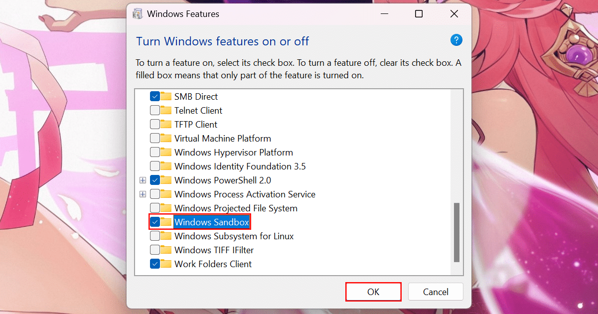 How to enable Sandbox in Windows 11 2