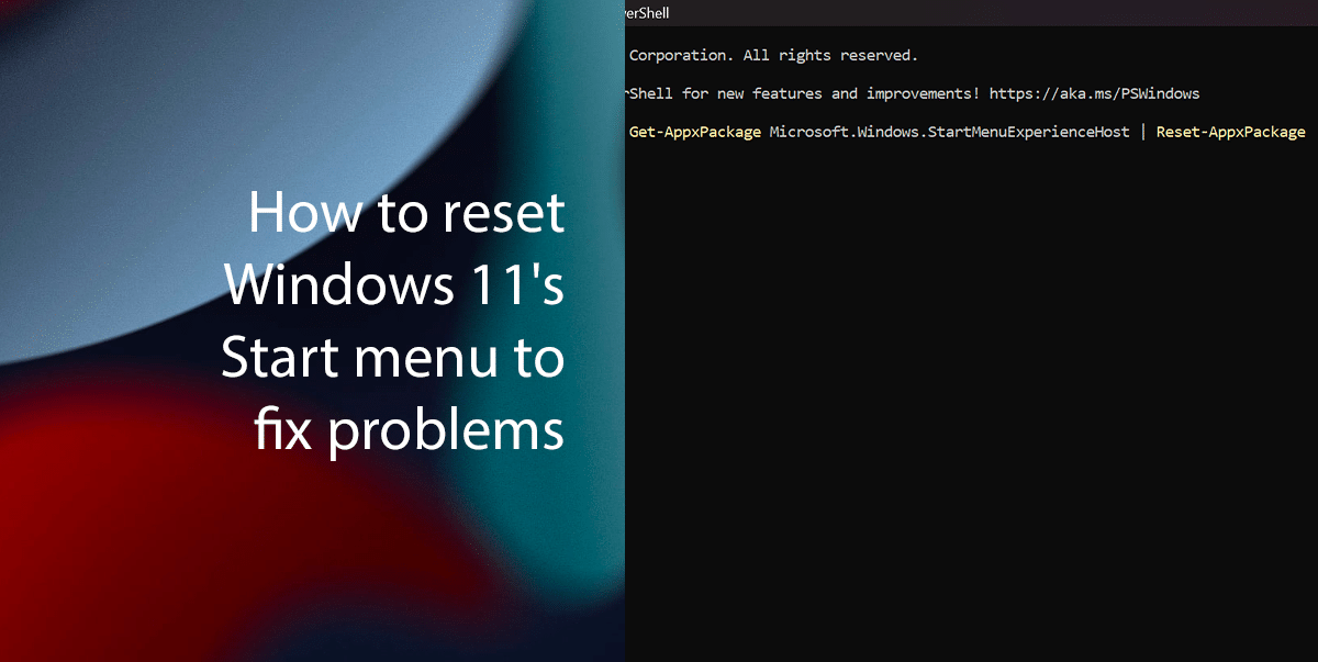 How to reset Start menu to fix problems in Windows 11 featured