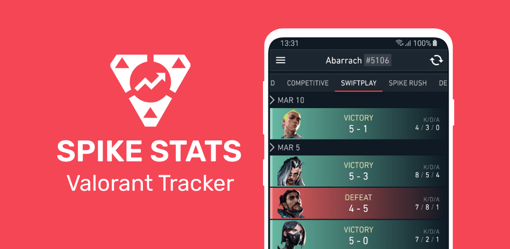 Spike Stats - Valorant Tracker app