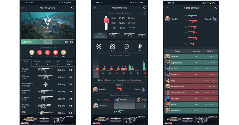 Spike Stats - Valorant Tracker app: check your game stats on mobile