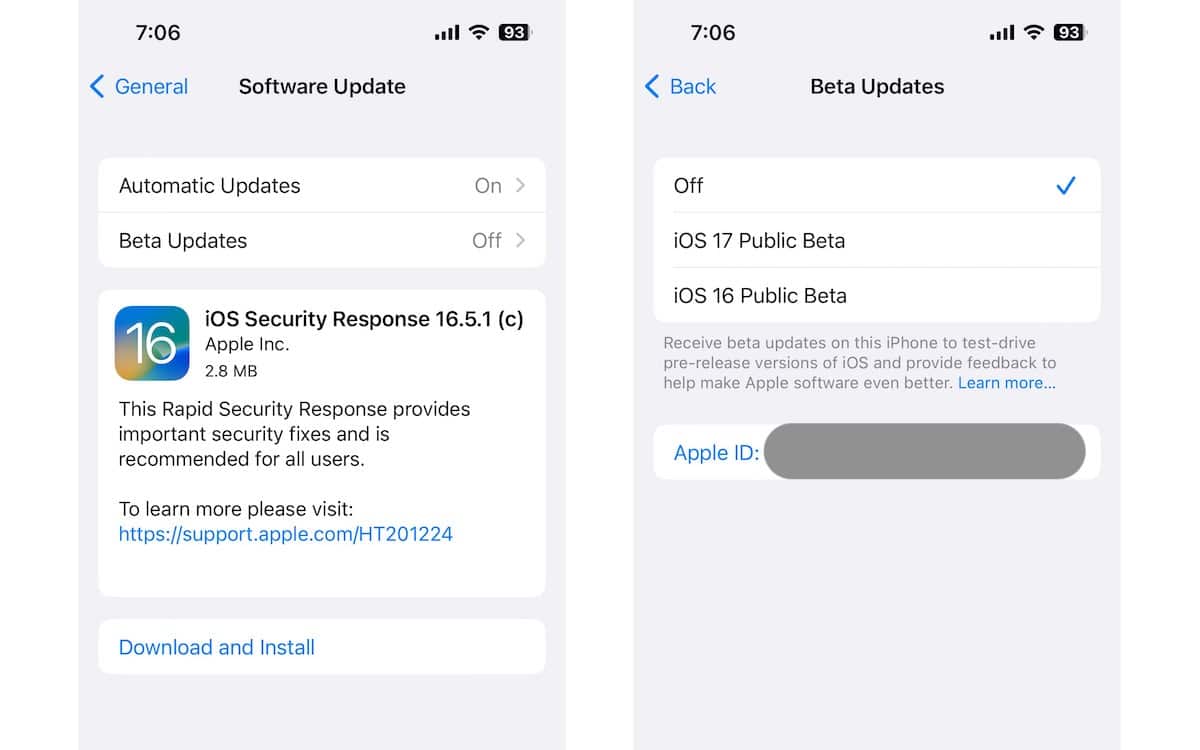 iOS 17 public beta